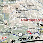 Boulder Creek & St Vrain Creek Fishing Map