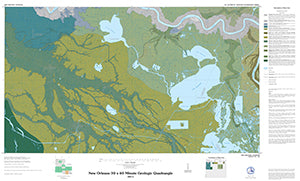 New Orleans 100k Surface Geology