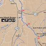 Upper North Platte River Fishing Map