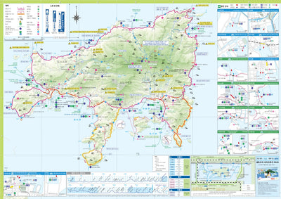 쇼도시마 일주 사이클링 맵