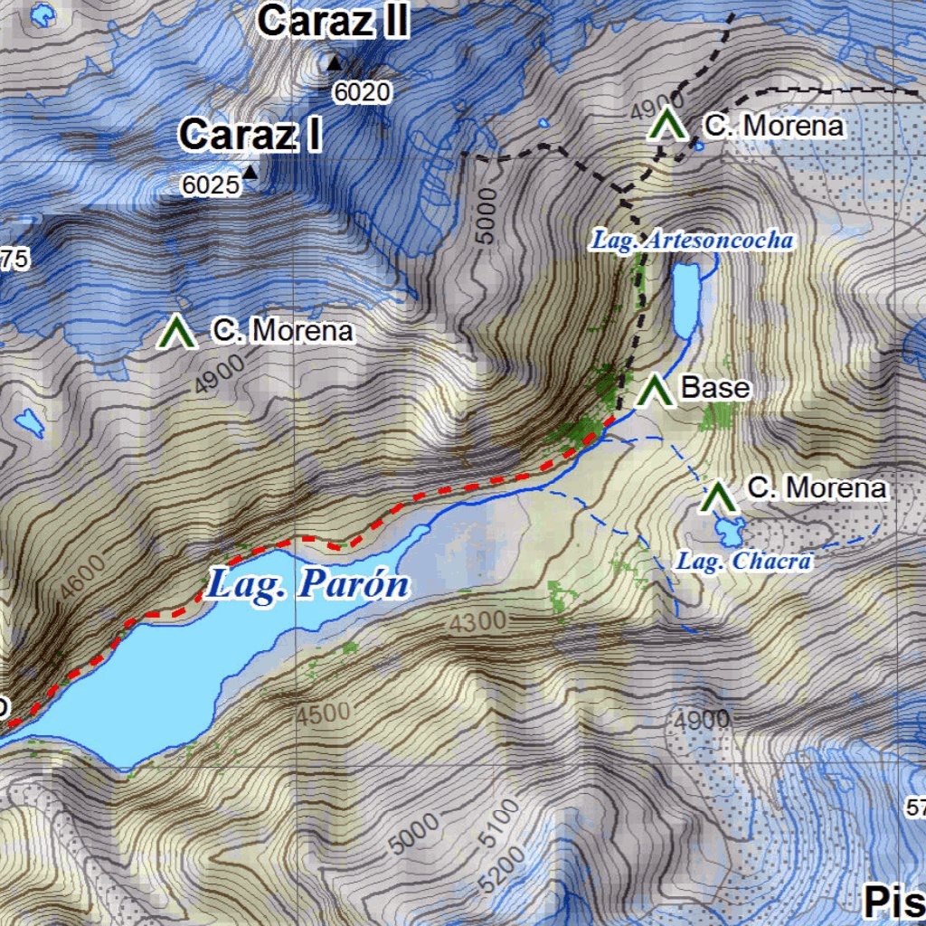 Cordillera Blanca (North) 1/75.000 map by Pixmap Cartografia Digital ...