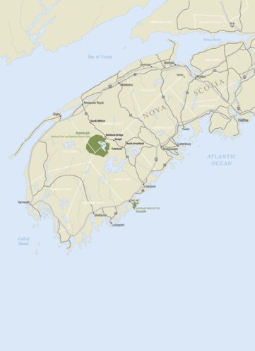 Kejimkujik National Park - Community Map