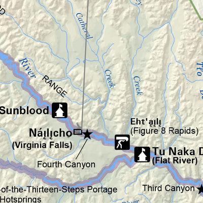 Nahanni National Park Reserve - Full Park Map
