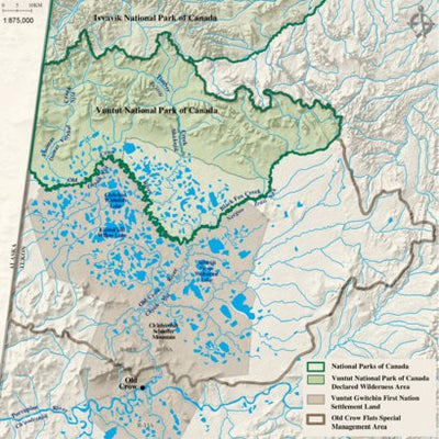 Vuntut National Park - Full Park Map