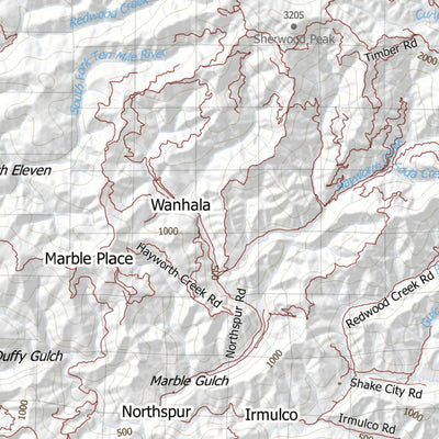 California Elk Hunting Zone Mendocino Map
