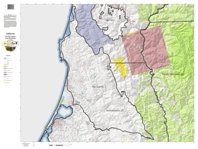 California Elk Hunting Zone Big_Lagoon Map