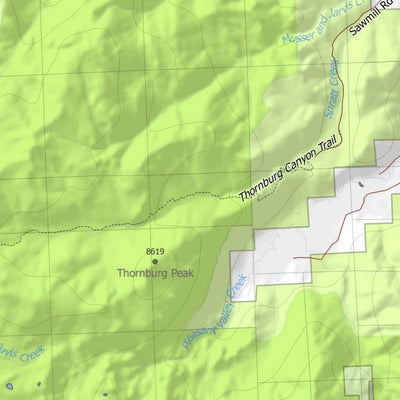 California Deer Hunting Zone X8 Map
