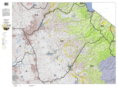 California Deer Hunting Zone D5 Map