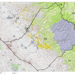 California Deer Hunting Zone D6 Map