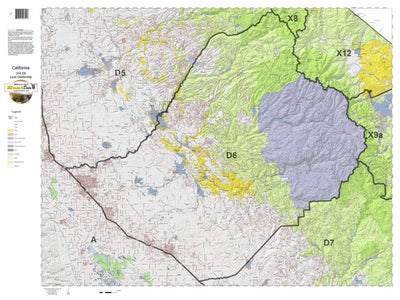 California Deer Hunting Zone D6 Map