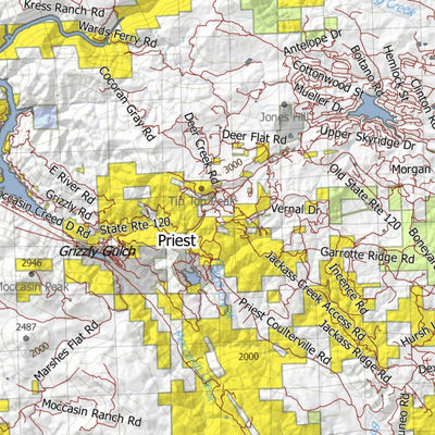 California Deer Hunting Zone D6 Map