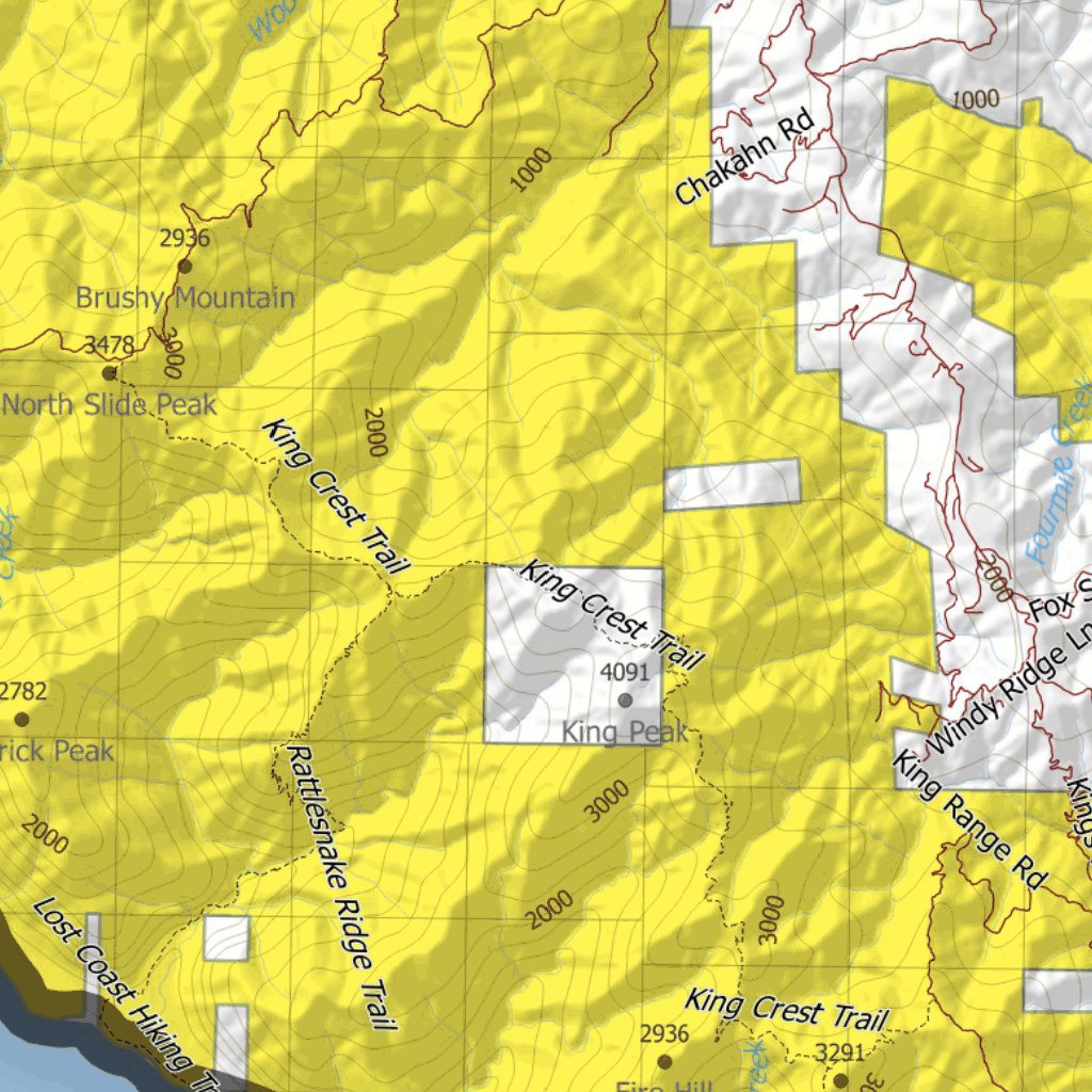 California Deer Hunting Zone B4 Map by HuntData LLC Avenza Maps