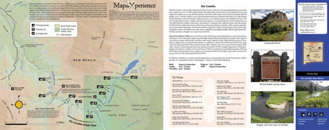 Rio Costilla Fishing Map - New Mexico