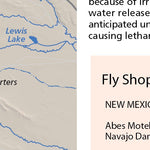 Cimarron River Fishing Map - New Mexico