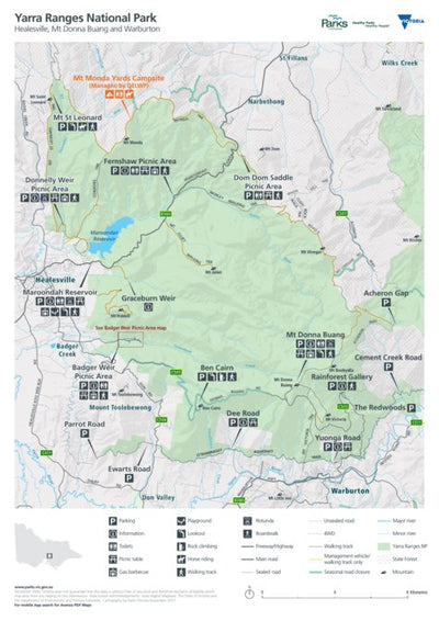 Yarra Ranges National Park Visitor Guide