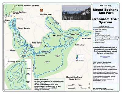 Mount Spokane Non-Motorized Sno-Park