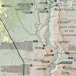 Gunnison River Fishing Map - Colorado