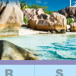 Islandmap Seychelles - Praslin and La Digue 2018