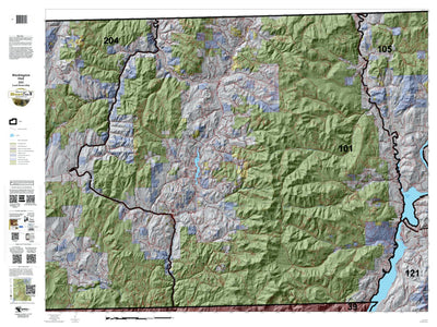 Washington Hunting Unit(s) 101 Landownership Map