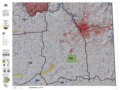 Washington Hunting Unit(s) 130 Landownership Map