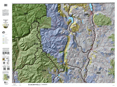 Washington Hunting Unit(s) 215 Landownership Map
