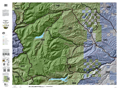 Washington Hunting Unit(s) 352 356 360 Landownership Map