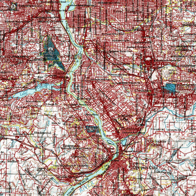 Oregon Hunting Unit 15 South, Williamette Land Ownership Map