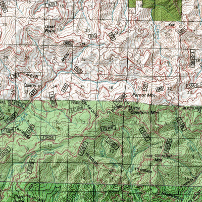 Oregon Hunting Unit 19, Mckenzie Land Ownership Map