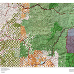 Oregon Hunting Unit 22, Dixon Land Ownership Map