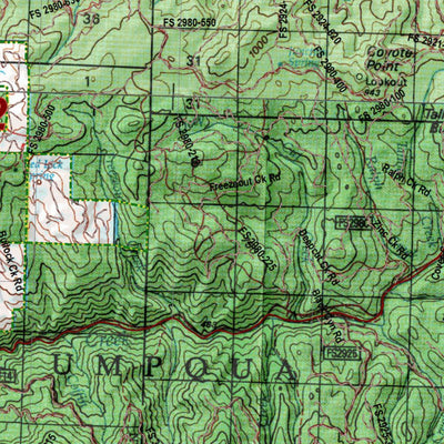 Oregon Hunting Unit 22, Dixon Land Ownership Map
