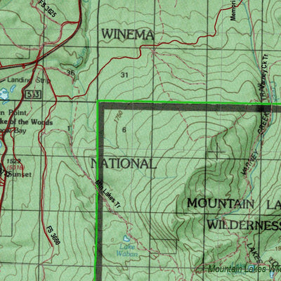 Oregon Hunting Unit 31, Keno Land Ownership Map