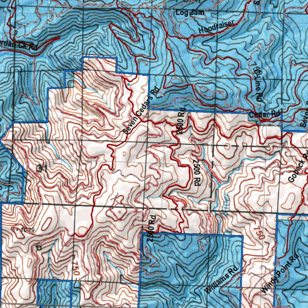 Oregon Hunting Unit 14 Trask Land Ownership Map