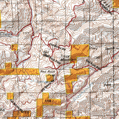 Oregon Hunting Unit 45, Fossil Land Ownership Map