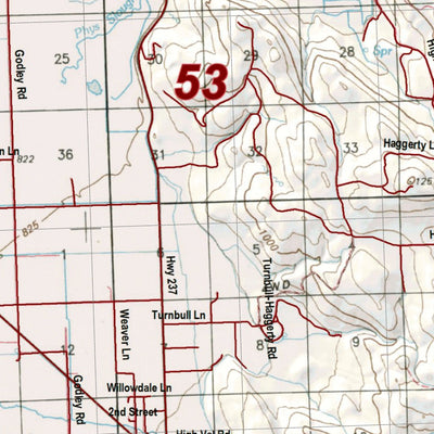 Oregon Hunting Unit 53, Catherine Creek Land Ownership Map