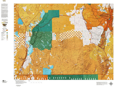 Oregon Hunting Unit 70, Beatys Butte Land Ownership Map