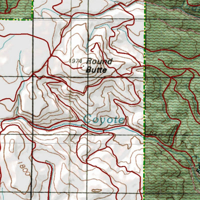 Oregon Hunting Unit 76, Silver Lake Land Ownership Map