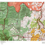 Oregon Hunting Unit 39 South, Metolius Land Ownership Map