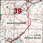 Oregon Hunting Unit 39 North, Metolius Land Ownership Map