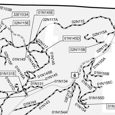 Inyo MVUM - Pizona/Montgomery Peak