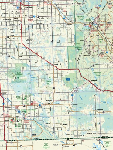 Map08 Sandilands - Manitoba Backroad Mapbooks