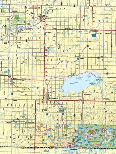 Map02 Deloraine - Manitoba Backroad Mapbooks