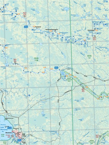 Map58 Bloodvein - Manitoba Backroad Mapbooks