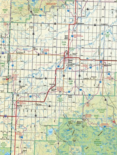 Map51 Swan River - Manitoba Backroad Mapbooks