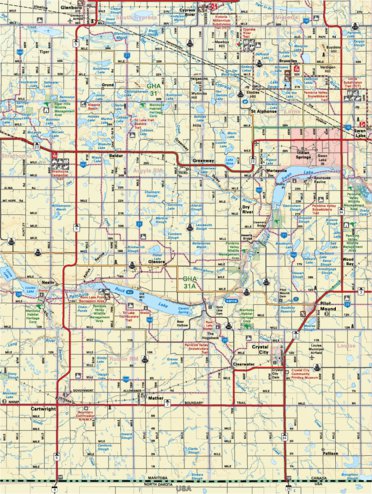 Map04 Pilot Mound - Manitoba Backroad Mapbooks