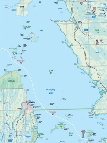 Map57 Jackhead - Manitoba Backroad Mapbooks