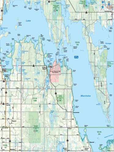 Map44 Crane River - Manitoba Backroad Mapbooks