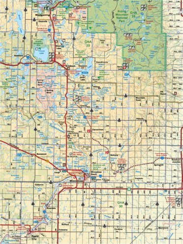 Map23 Minnedosa - Manitoba Backroad Mapbooks