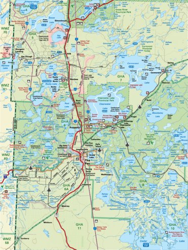Map66 The Pas - Manitoba Backroad Mapbooks