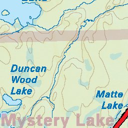 Map72 Cross Lake - Manitoba Backroad Mapbooks