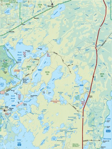 Map67 Moose Lake - Manitoba Backroad Mapbooks